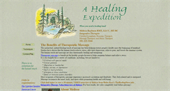 Desktop Screenshot of ahealingexpedition.com